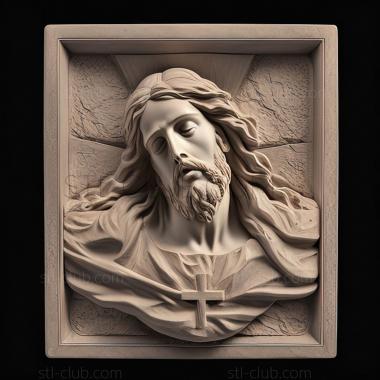 3D model st jesus (STL)